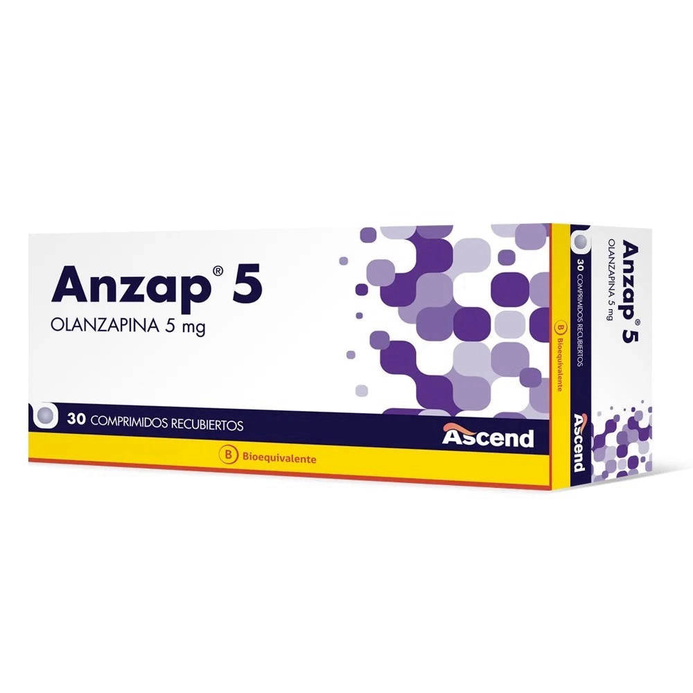 Anzap Comprimidos 5 mg x 30 (Olanzapina)