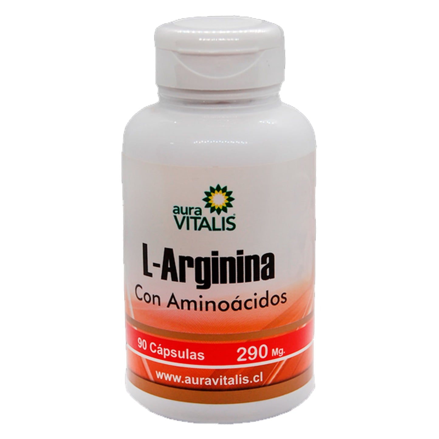 L-Arginina 290 mg x 90 Cápsulas Auravitalis