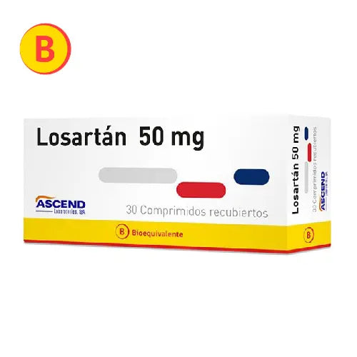 Losartan Comprimidos 50 mg x 30 Ascend
