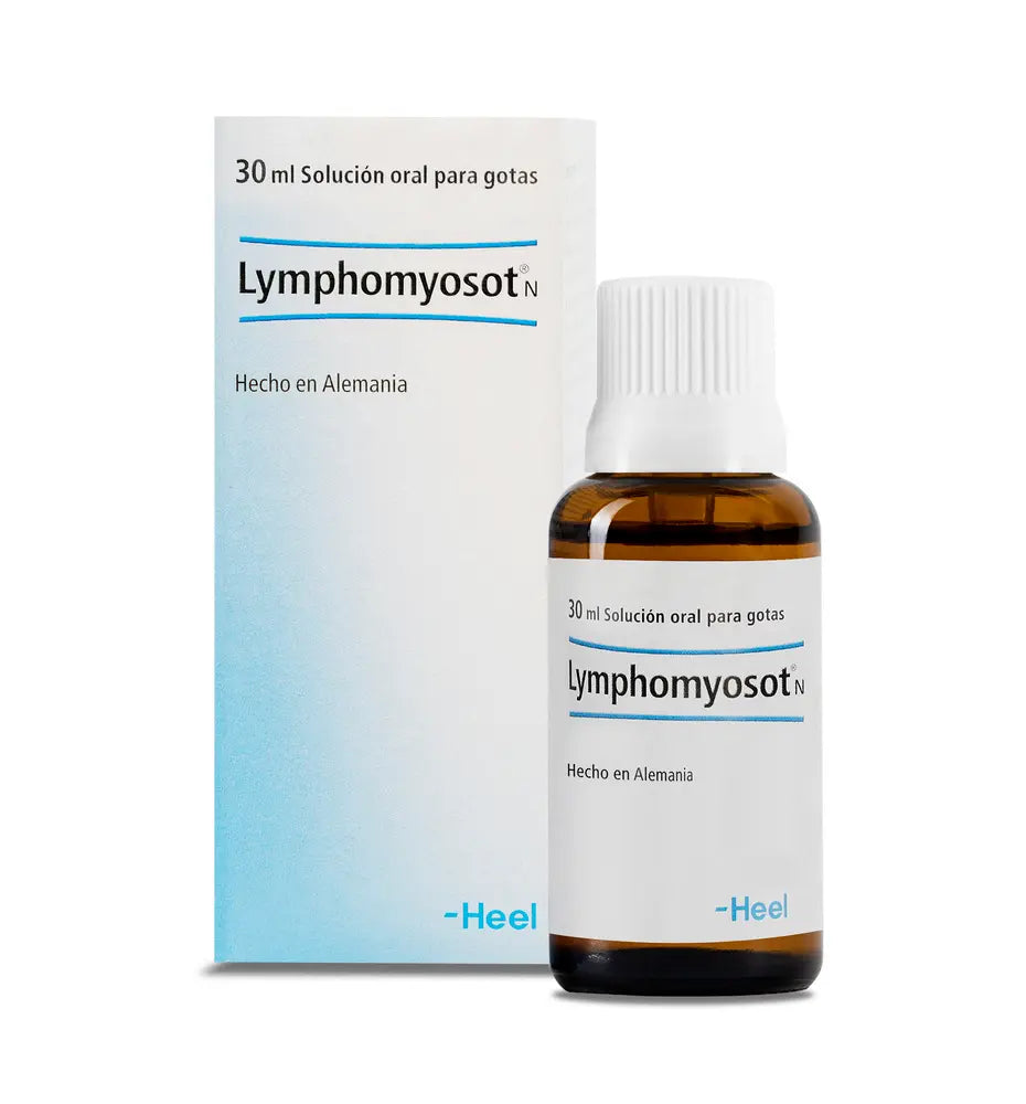 Lymphomyosot Gotas x 30 ml Heel (Lymphomyosot / Myosotis Arvensis / Veronica Officinalis / Teucrium Scorodonia / Pinus Sylvestris / Gentiana Lutea / Equisetum Hyemale)