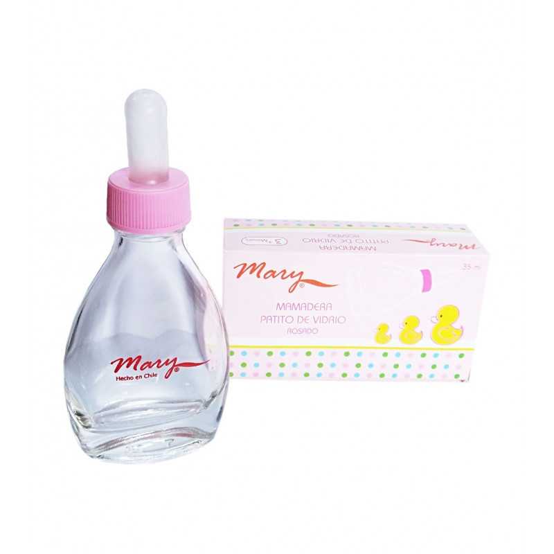 Patito Vidrio Rosado x 35 ml (Mamaderas)