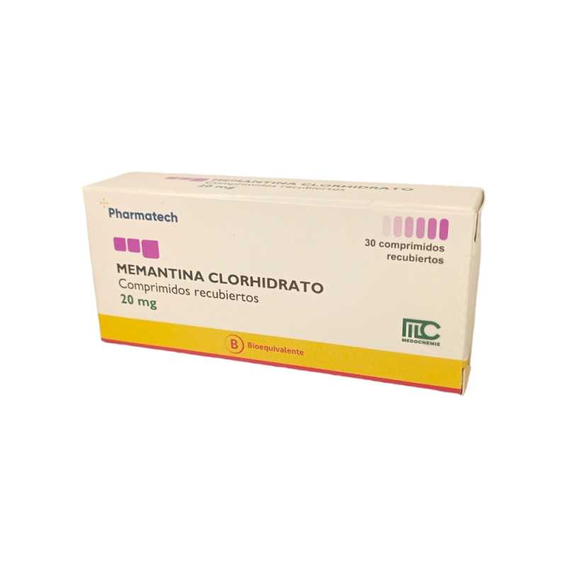 Memantina Comprimidos 20 mg x 30 Pharmatech