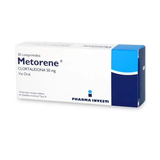 Metorene Comprimidos 12,5 mg x 30 (Clortalidona)