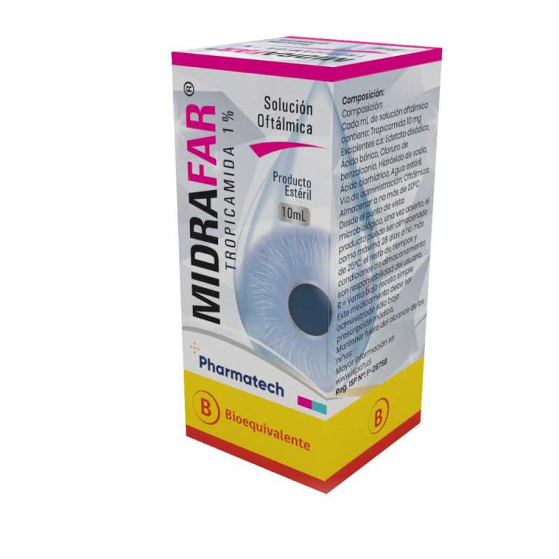 Midrafar Solución Oftálmica 1% 15 ml Tropicamida