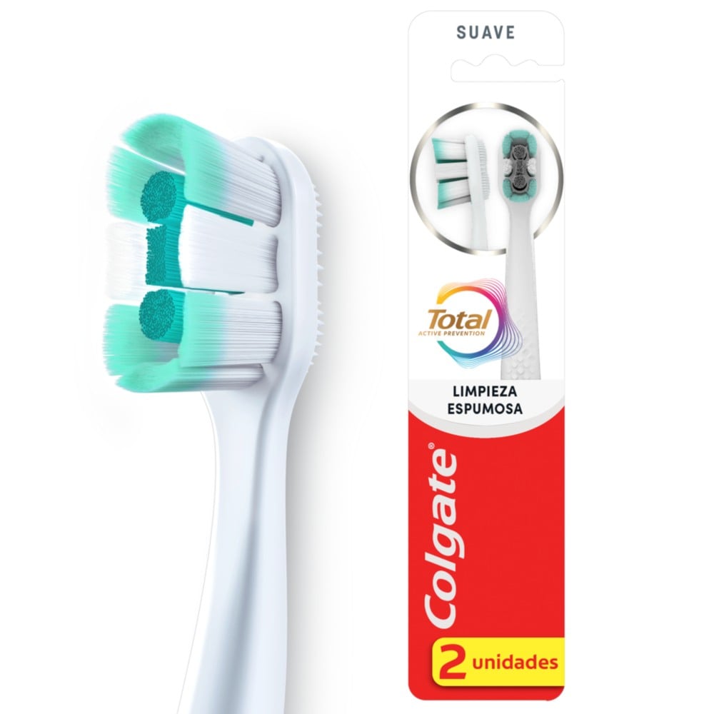 Colgate Cep Dental Bamboo Suave x 2 Unidades (Cepillos Dentales Adulto)