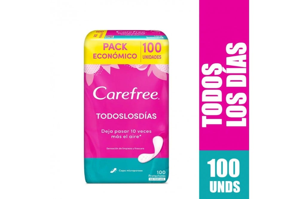 Carefree Protector Largo x 80 Unidades (Proteccion Femenina)
