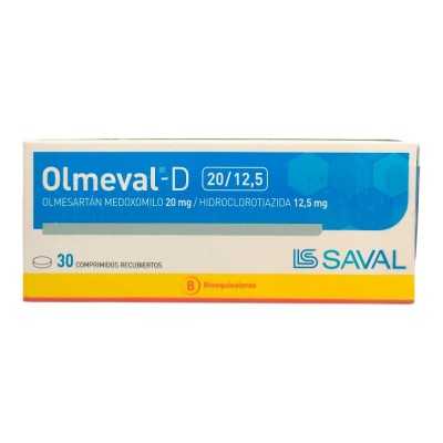 Olmeval 20 mg Comprimidos Rec x 30 (Olmesartan)