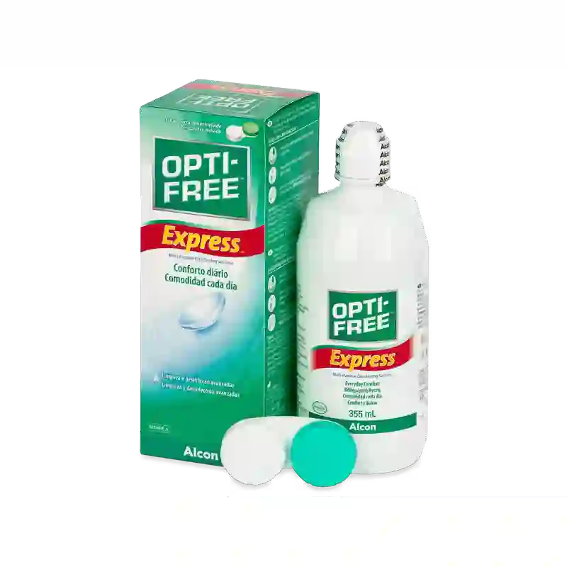 Opti-Free Express Solución x 355 ml (Lubricante Ocular)