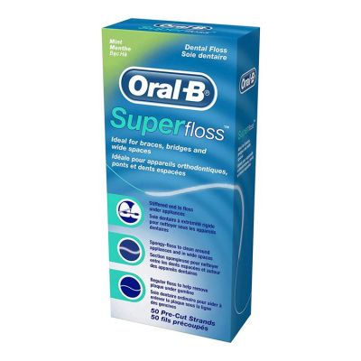 Oral B Hilo Super Floss 50 Filamentos (Seda Dental Y Accesorios)