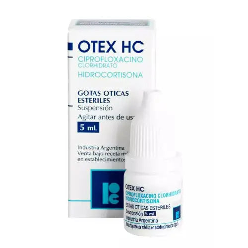 Otex Hc Solución Oto x 5 ml (Ciprofloxacina/Hidrocortisona)