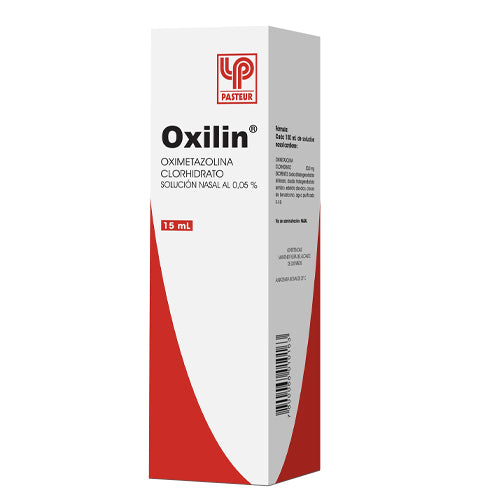 Oxilin Solución Nas 0,05% x 15 ml (Oximetazolina)