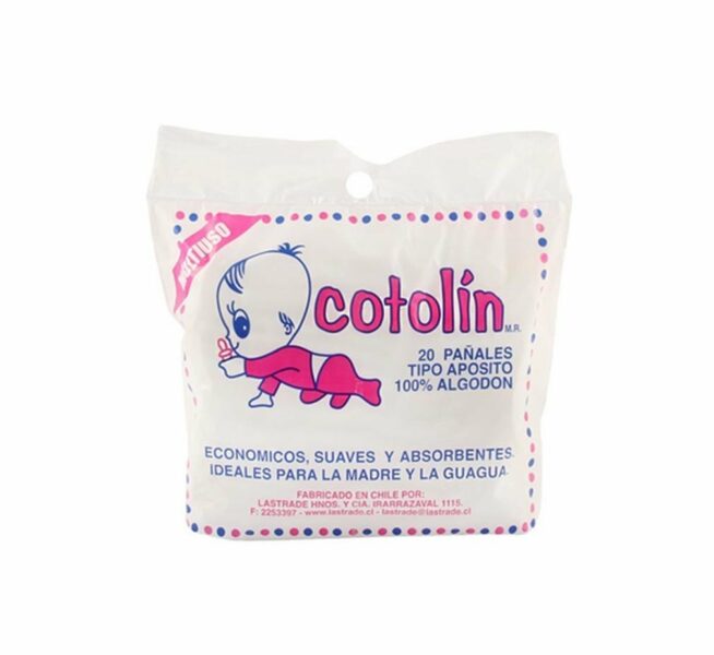 Cotolin Pañal Tipo Aposito x 20 (Pañal Infantil)