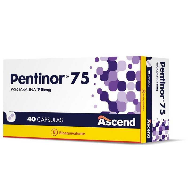 Pentinor Cápsulas 75 mg x 40 (Pregabalina)