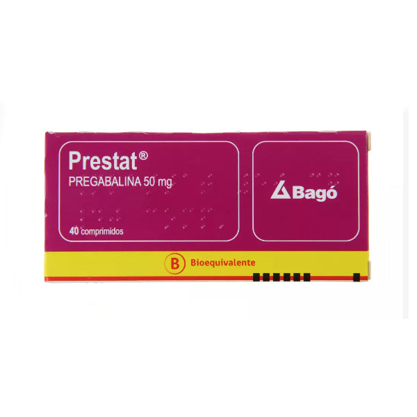Prestat Comprimidos 50 mg x 40 (Pregabalina)