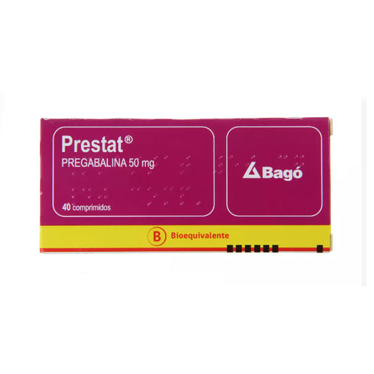 Prestat Comprimidos 50 mg x 40 (Pregabalina)