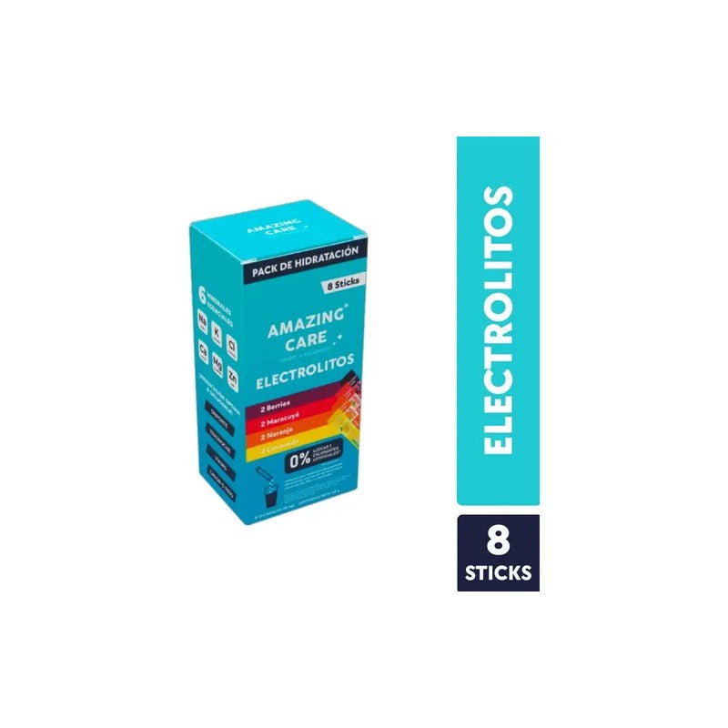 Amazing Care Electrolitos Energy Tropical x 10 Sticks