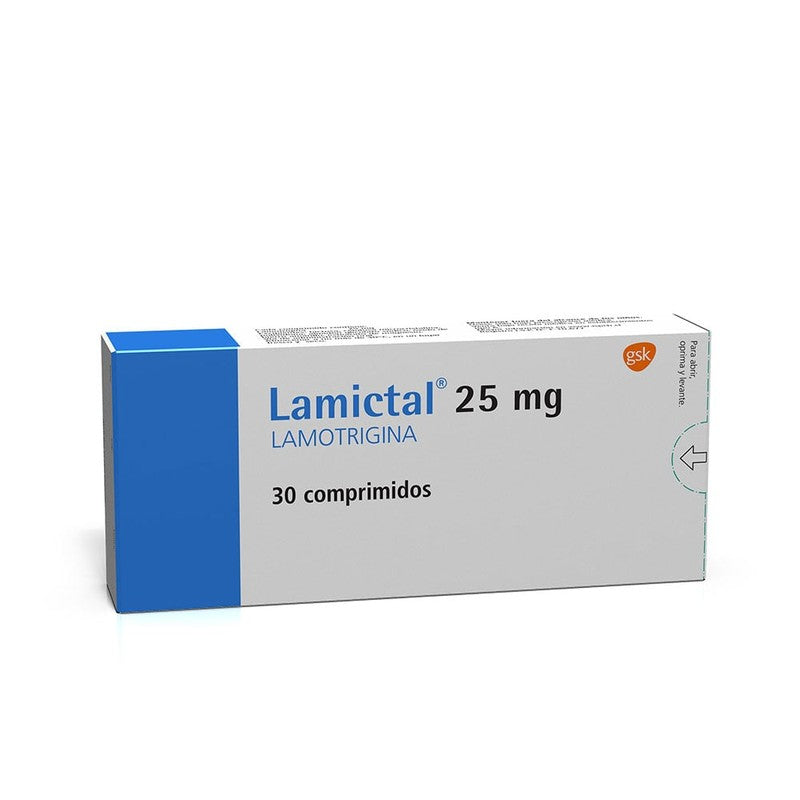 Lamictal Comprimidos Dis 25 mg x 30 (Lamotrigina)