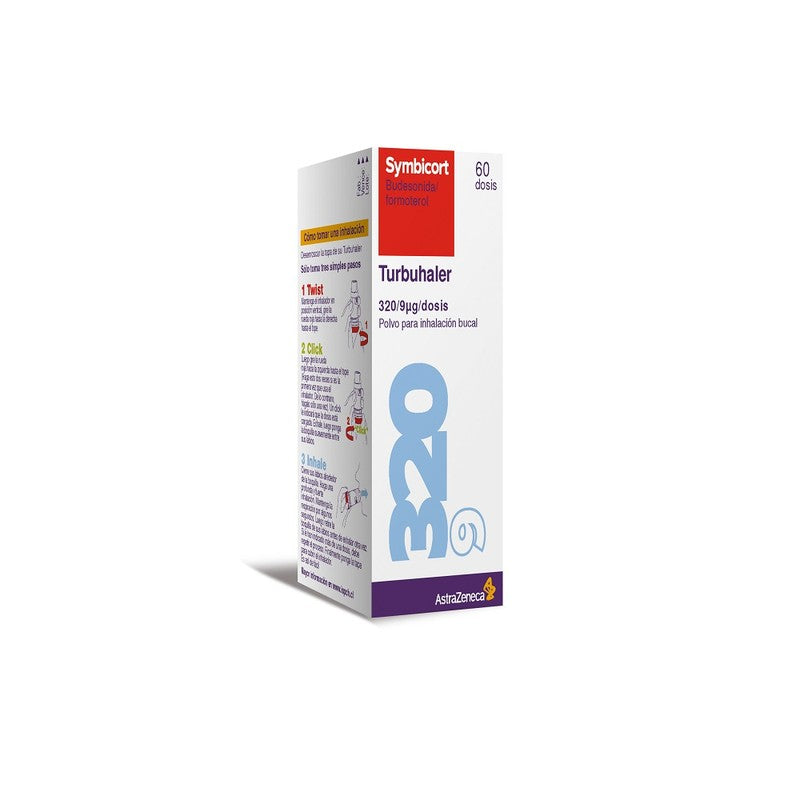 Symbicort Tu 320/9,0U G x 60 Dss (Budesonida/Formoterol)