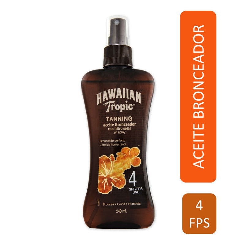 Hawaiian Tropic Bronceador Tanning Spray Spf4 x 240 ml