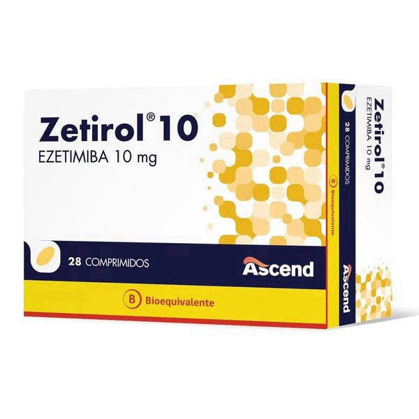 Zetirol Comprimidos 10 mg x 28 (Ezetimibe)