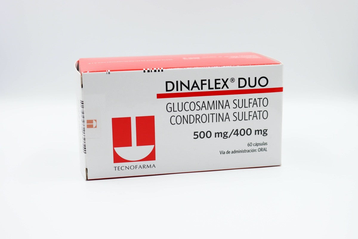 Dinaflex-Duo Cápsulas 500 mg x 60 (Glucosamina/Condroitina)
