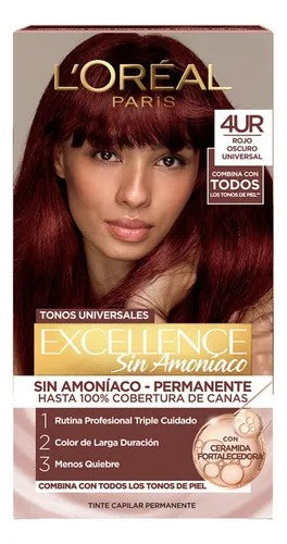 Excellence Sin Amonico Tono 4Ur Rojo Oscuro