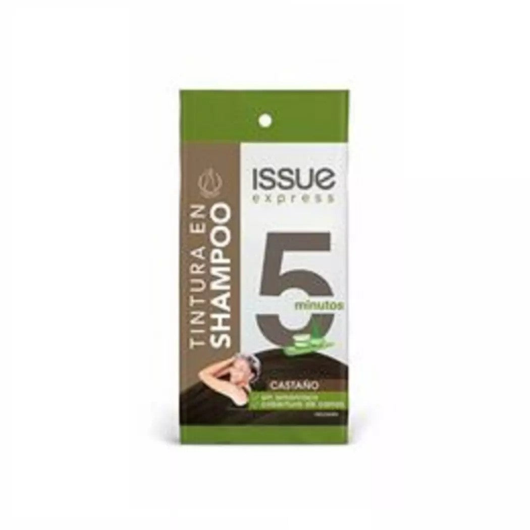Issue Color Express Tintura Shampoo 5 Min Castaño Oscuro