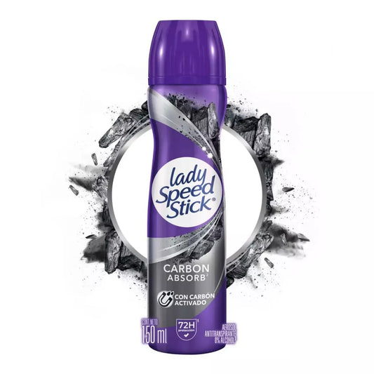 Ladys Spee Carbon Absorb Aerosol x 91 Gr x 2 Unidades