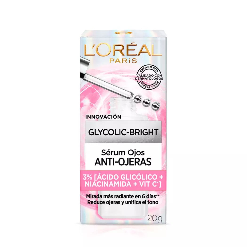 Loreal Serum Ojos Glycolic Anti Ojeras x 20 ml