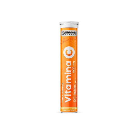 Vitamina C Tabletas Efe Naranja 1000 mg x 20 Unidades German Energy