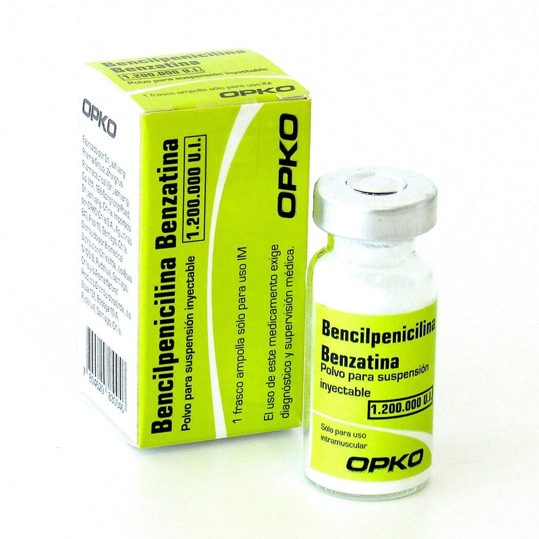 Bencilpenicilina Benzatina Fa 1.200.000 Ui x 10 Unidades (Penicilina Benzatinica)