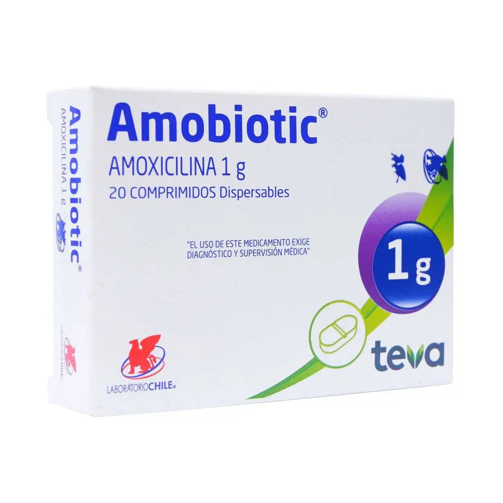 Amobiotic Comprimidos 1 Gr x 20 (Amoxicilina)