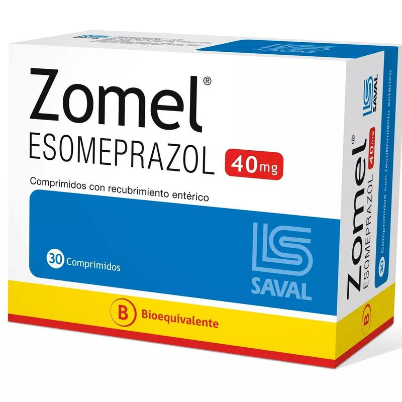 Zomel Comprimidos 40 mg x 30 (Esomeprazol)