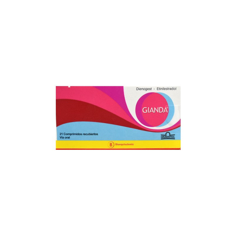 Gianda Comprimidos x 21 (Dienogest / Etinilestradiol)