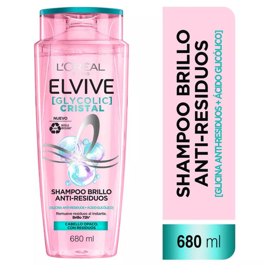 Elvive Shampoo Glycolic Crystal x 680 ml