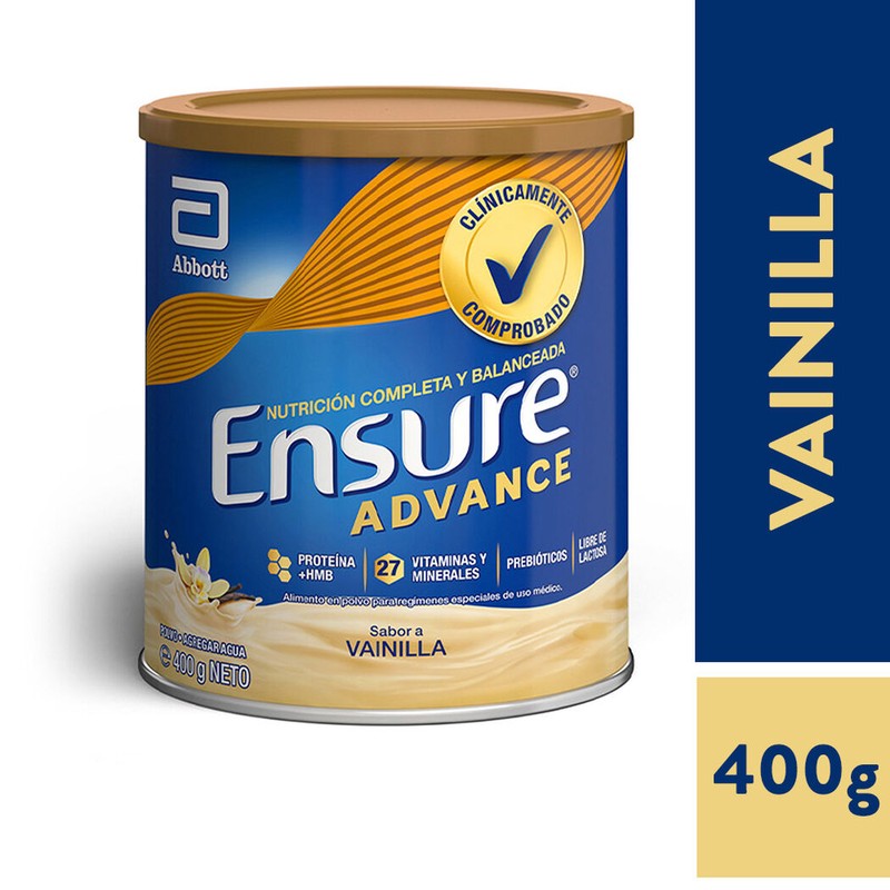 Ensure Adv Vainilla Polvo x 400 Gr (Complemento Alimenticio)