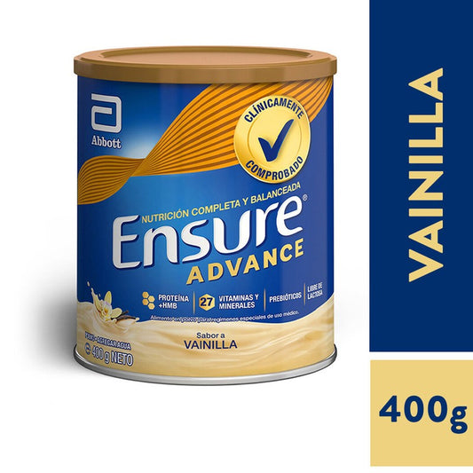 Ensure Adv Vainilla Polvo x 400 Gr (Complemento Alimenticio)