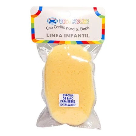 Best House Mini Esponja De Baño Extra Suave x 2 Unidades