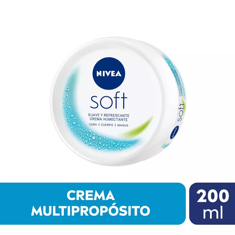 Nivea Crema Soft x 200 ml (Cuidado Corporal)