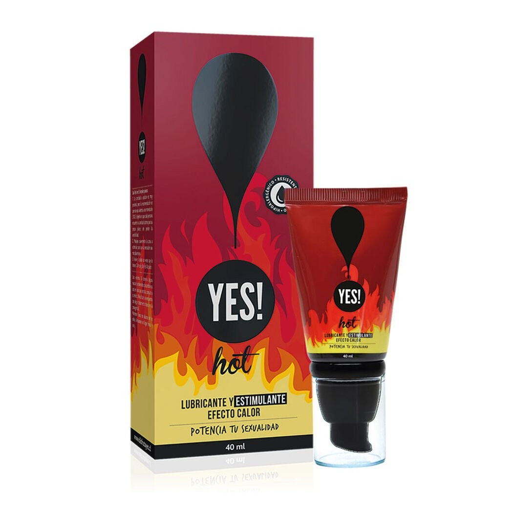 Yes! Lubric/Estimu Hot x 40 ml (Lubricante Gel)