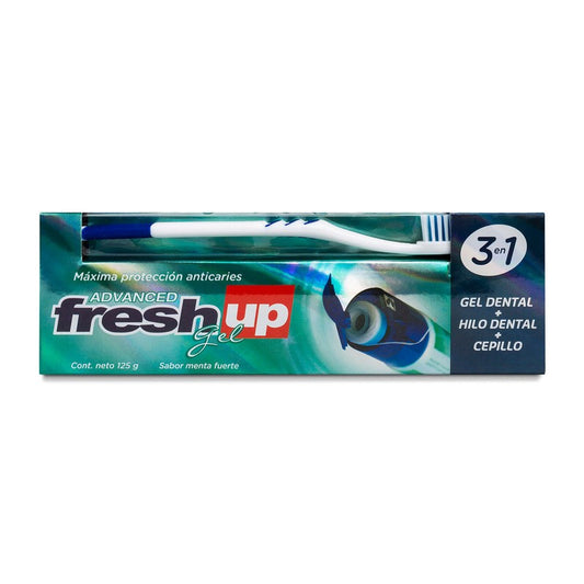 Freshup Kit Dental 3 En 1 Pasta + Cep + Hilo x 125 Gr