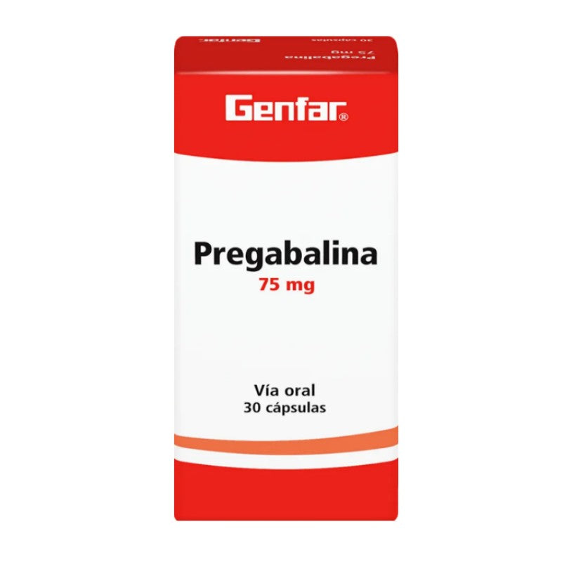 Pregabalina Cápsulas 75 mg x 30