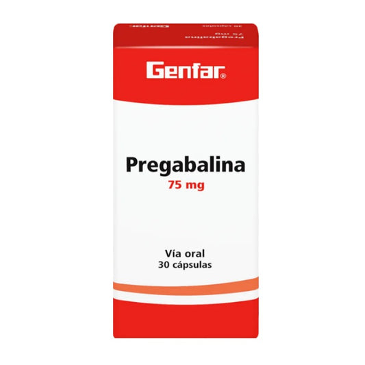 Pregabalina Cápsulas 75 mg x 30