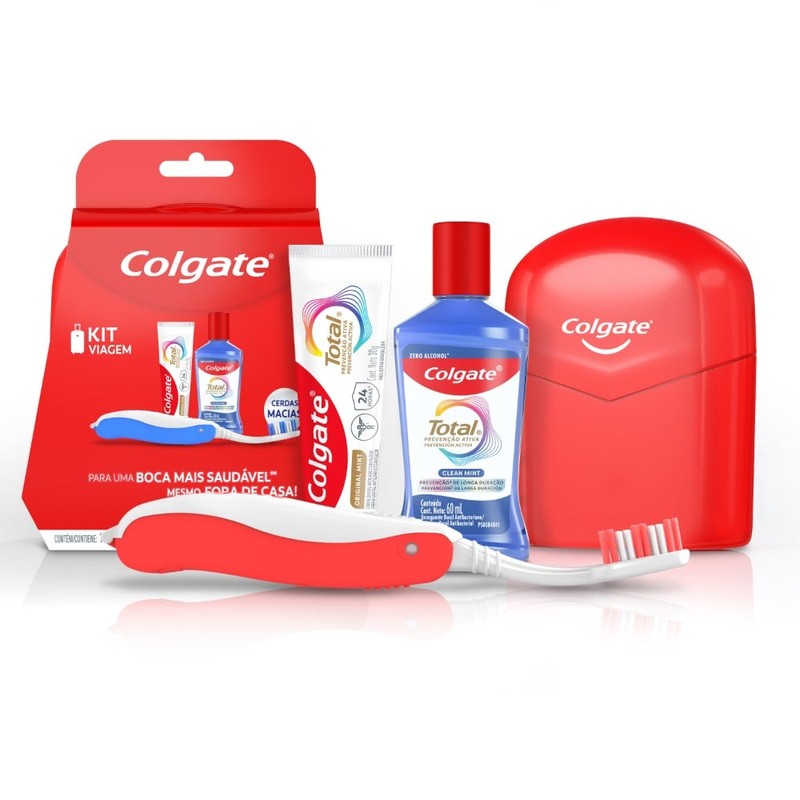 Colgate Kit Portable Total Crema Cep Enj X1