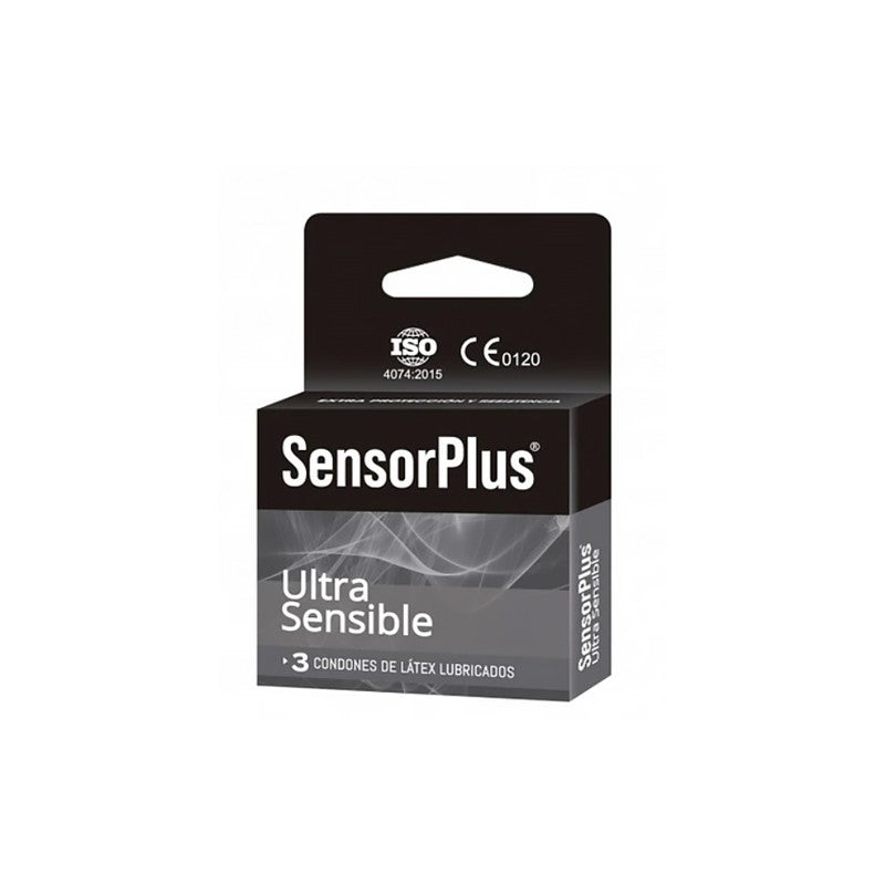 Preserv Sensor Plus Ult Sen x 3 (Preservativo)