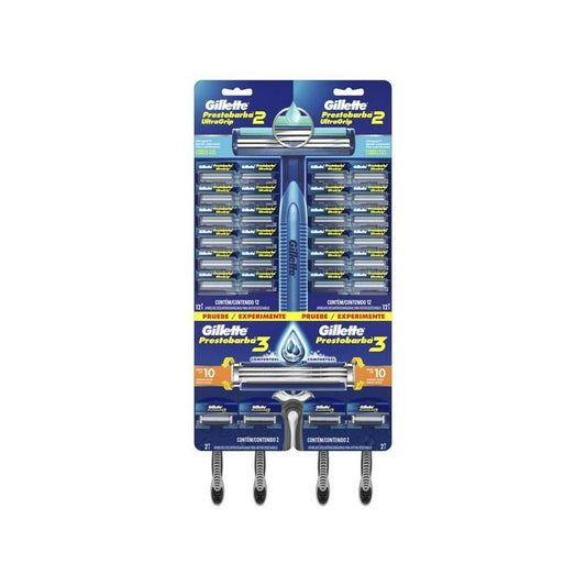 Gillette Prestobarba3 Ultragrip 2H x 5 Unidades