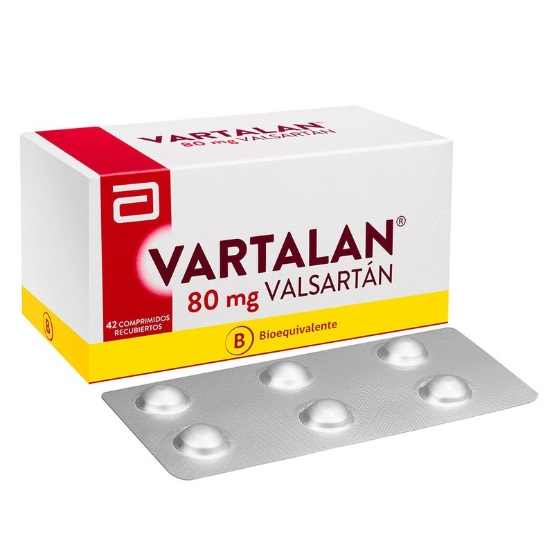 Vartalan Comprimidos 80 mg x 42 (Valsartan)