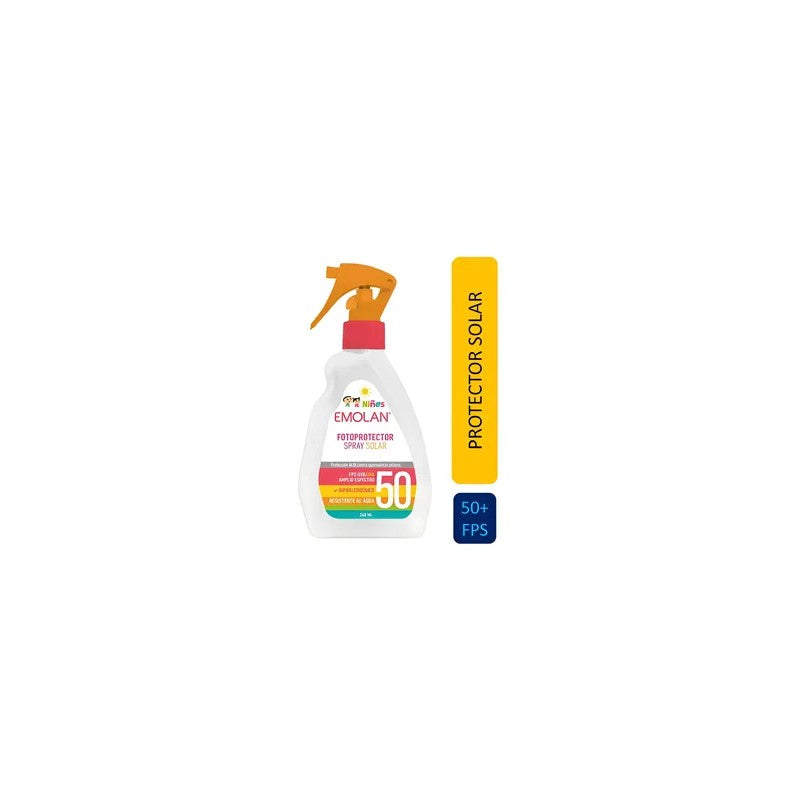 Emolan Solar Bebe Y Niños Gatillo Fps50 x 240 ml (Proteccion Solar)