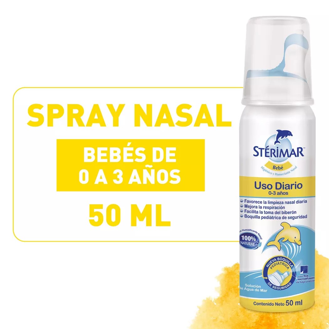 Sterimar Bebe Solucion Nasal Spray x 50 ml (Agua De Mar)
