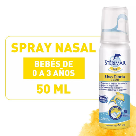 Sterimar Bebe Solucion Nasal Spray x 50 ml (Agua De Mar)